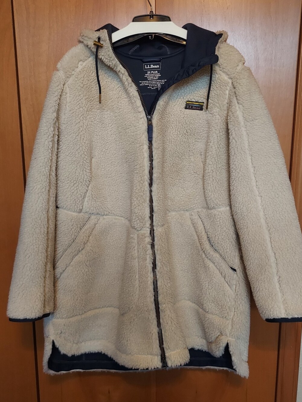 L.L.Bean 2X+ Mountain Pile Fleece Coat